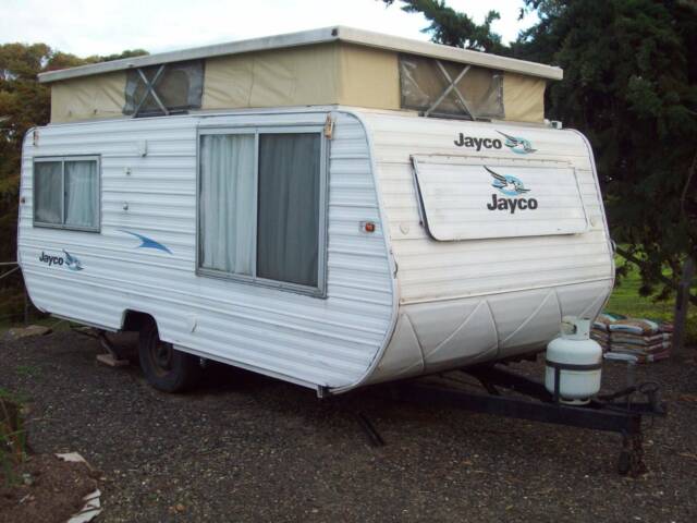Caravan Jayco poptop 15ft 1984 light weight easy to tow sleeps 2 | Caravans | Gumtree Australia 1984 Jayco Pop Up Camper For Sale
