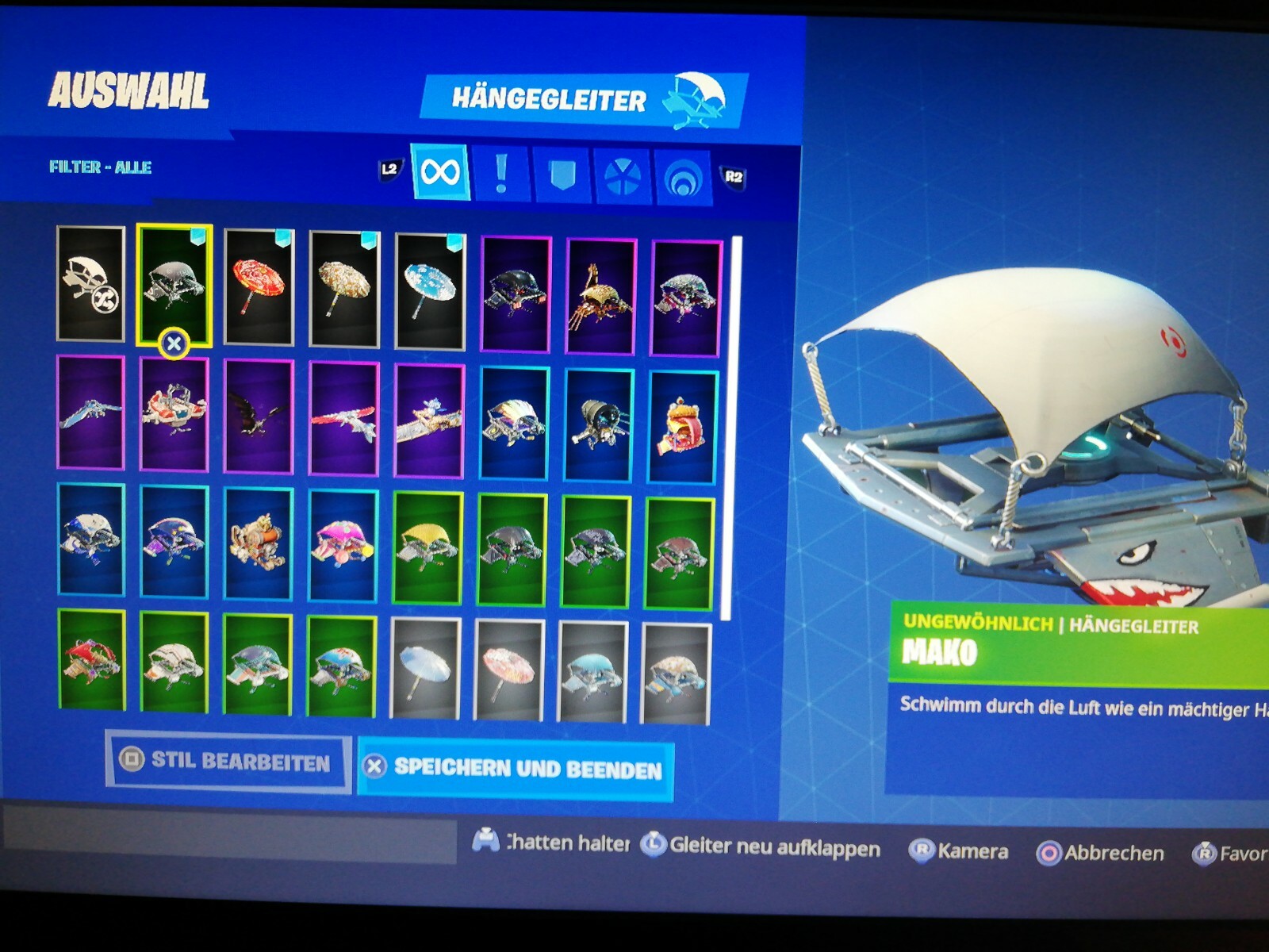 startseite alle fortnite account fallschirm - fortnite alle fallschirme