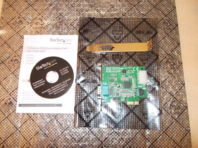 New StarTech PEX1S952LP Low Profile + FH PCI-E X1 Serial Port Adapter Card