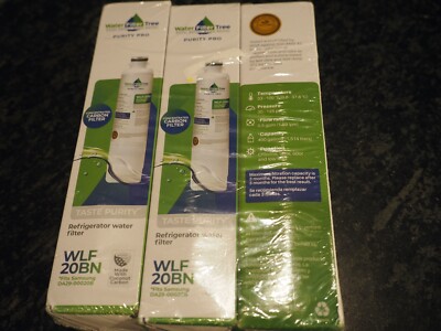 Water Filter Tree Purity Pro Refrigerator Filter WLF-20BN Lot of 3 For Samsung