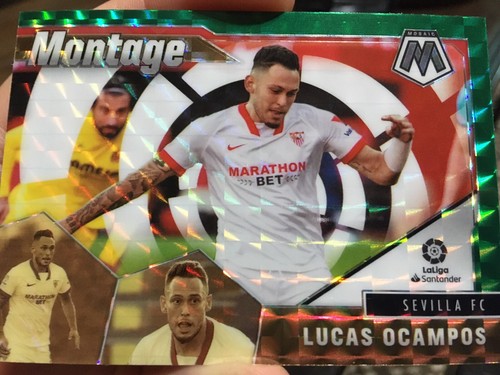 2020-21 Panini Mosaic La Liga Lucas Ocampos #3