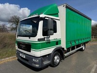 2011 MAN TGL 8.180 Curtain Side Barn Doors 7.5 Ton NA Diesel Automatic