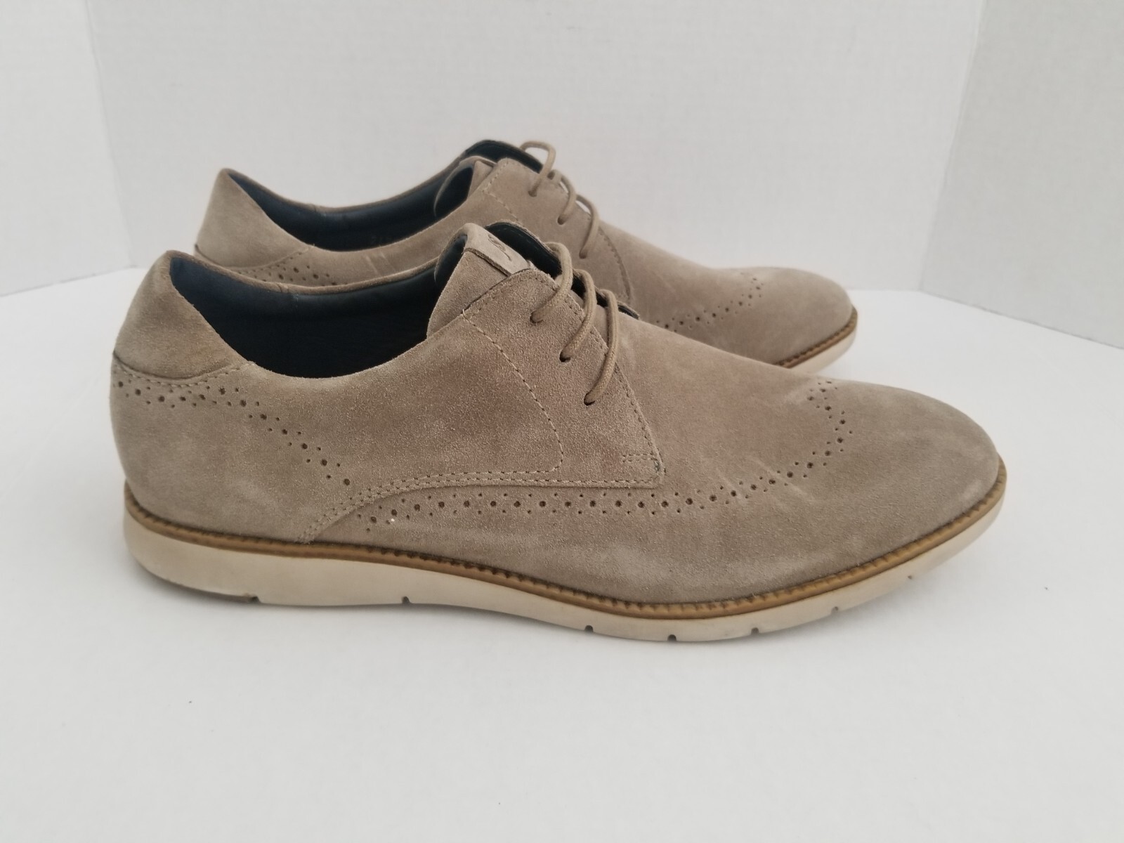 

JOSEF SEIBEL Taupe Grey Tyler 33 Замшевые оксфорды на шнуровке 45 = 11-11,5, Серый, TYLER 33