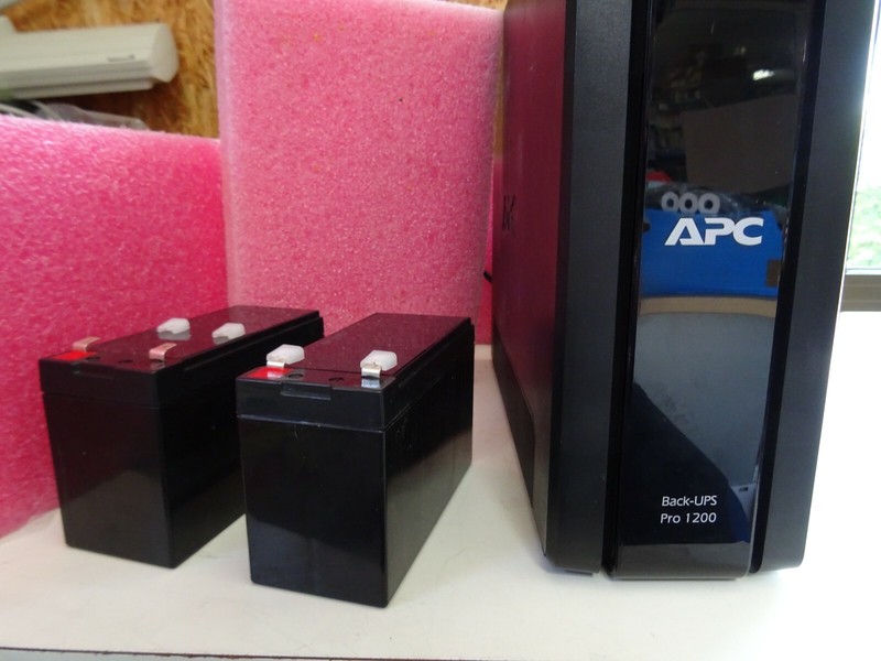 2 Batteries Pour Onduleur Apc Back-Ups Pro 1200 Apcrbc124 | 12v 151/65/94 Mm