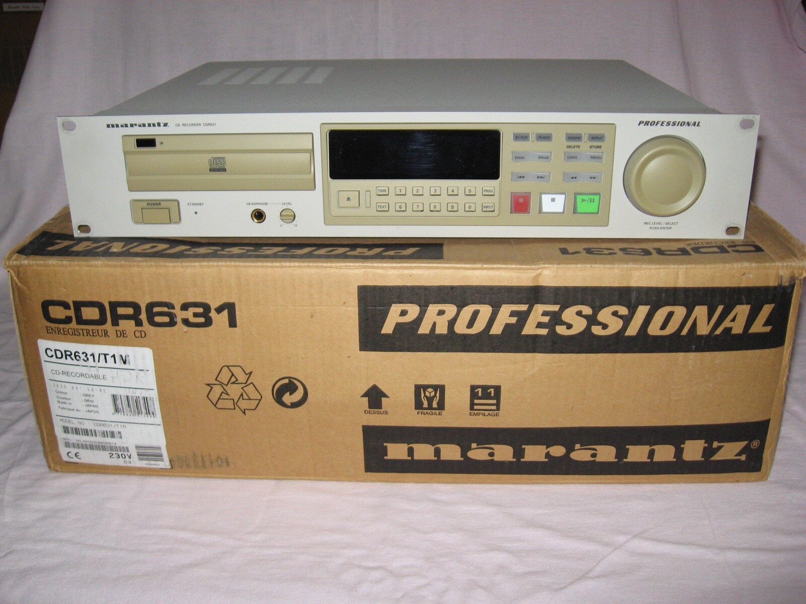DTM・DAW nhjgj Marantz Professional Audio CD Tracking Recorder & Playback