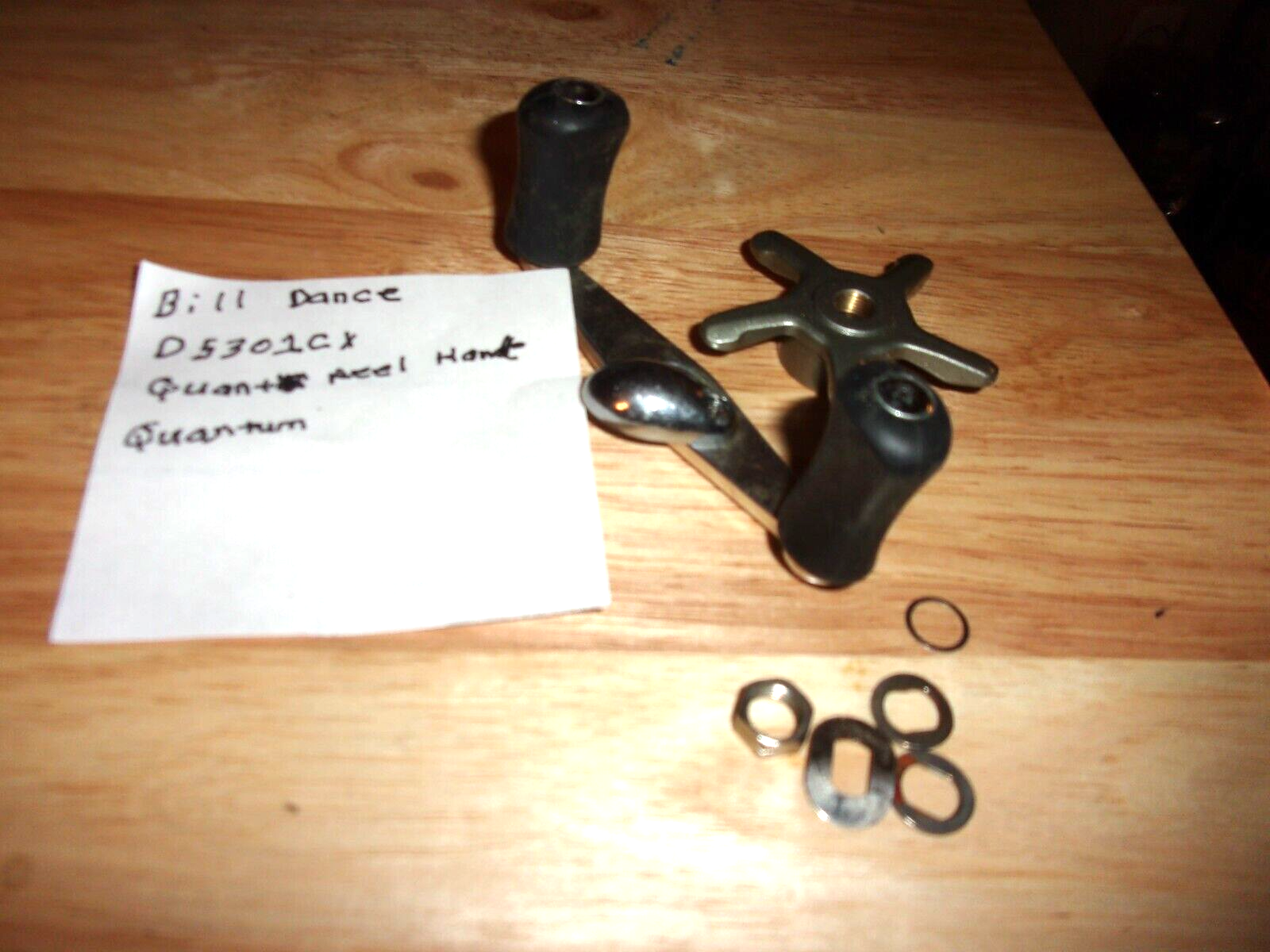 BILL DANCE REEL HANDLE-QUANTUM MODEL#D5301CX USED-GOOD SHAPE-LOT#BDR