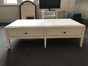 Small White Table With Drawers Coffee Tables Gumtree Australia