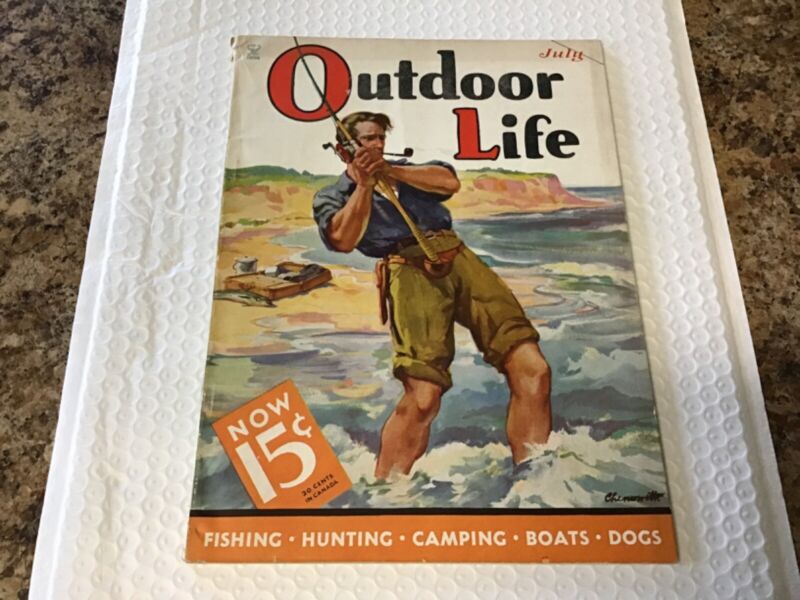 Vintage Outdoor Life Magazine July 1935 