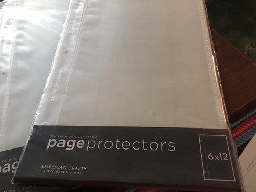 5 Packages Of 10 Each American Crafts Page Protectors 6