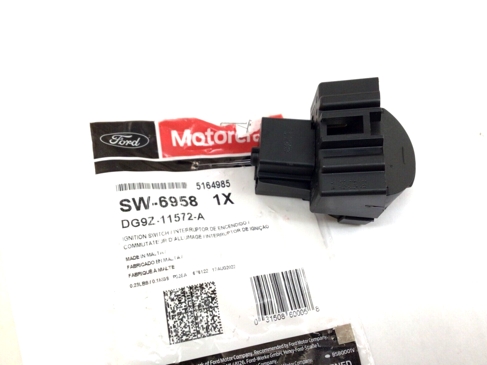 Ford Lincoln Mercury Automatic Transmission Ignition Switch