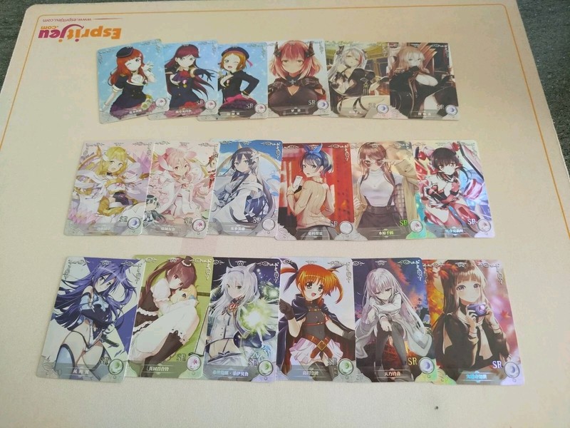 Lot 18 Cartes Sr Goddess Story 2m04 Full Set