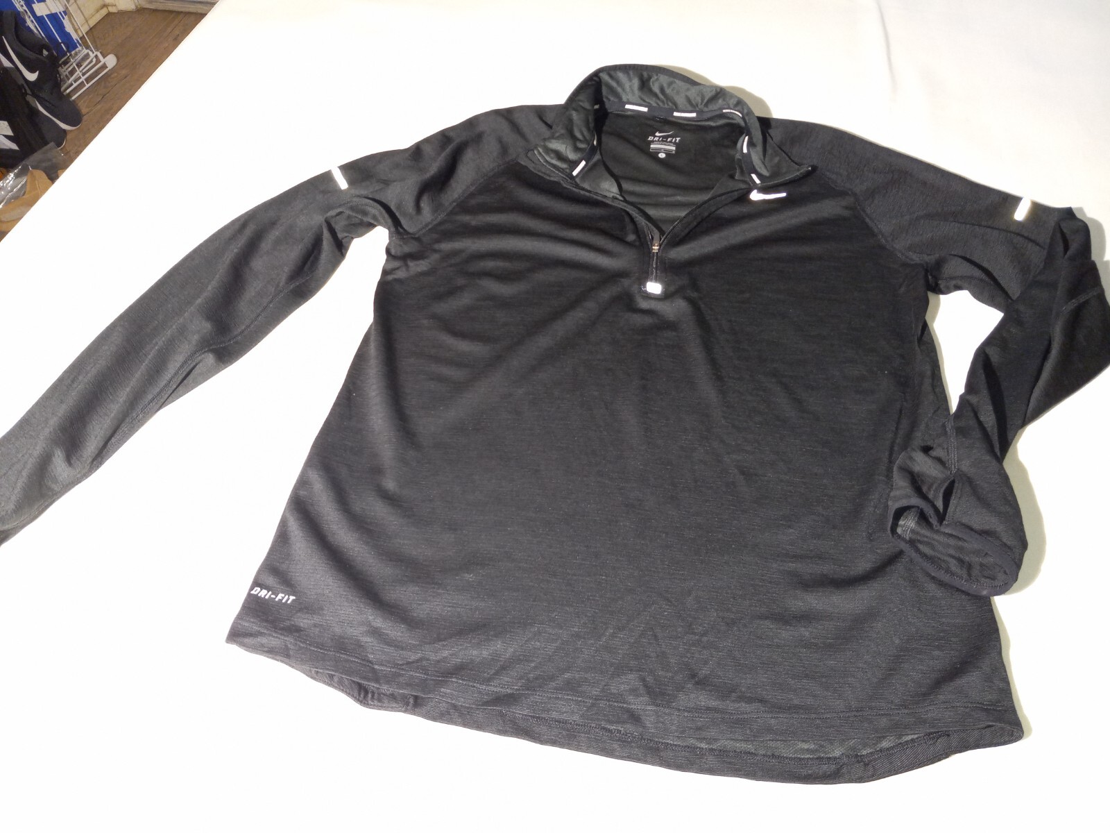 nike men's half zip dri fit running jacket