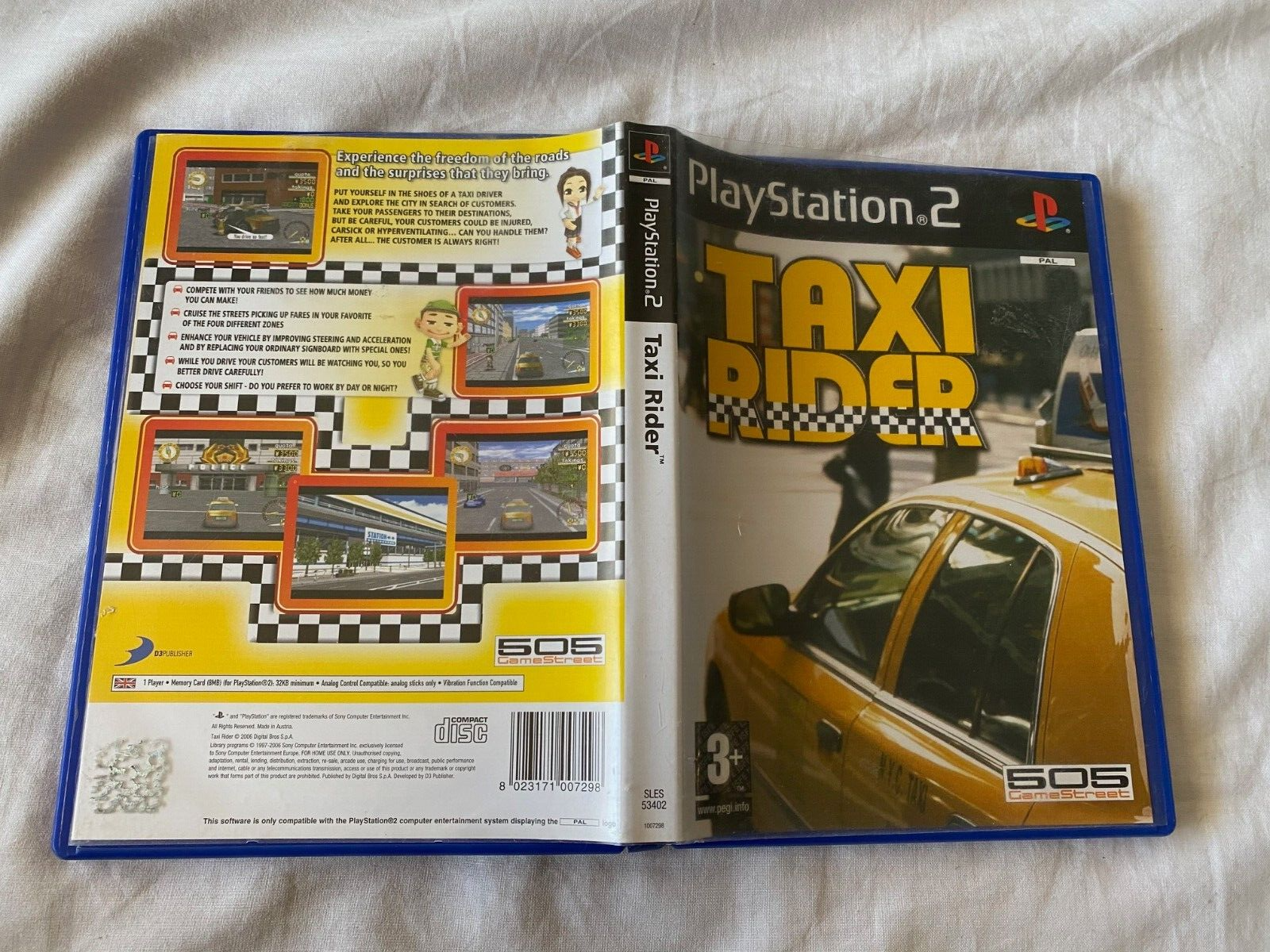 Taxi Rider PAL UK Sony Playstation 2 PS2 English CIB | eBay