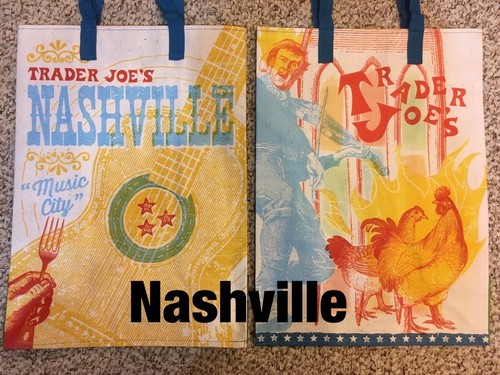 UPICK 5(24Choices) Trader Joe's ECO Reusable Shopping Grocery Gift Tote Bags NWT