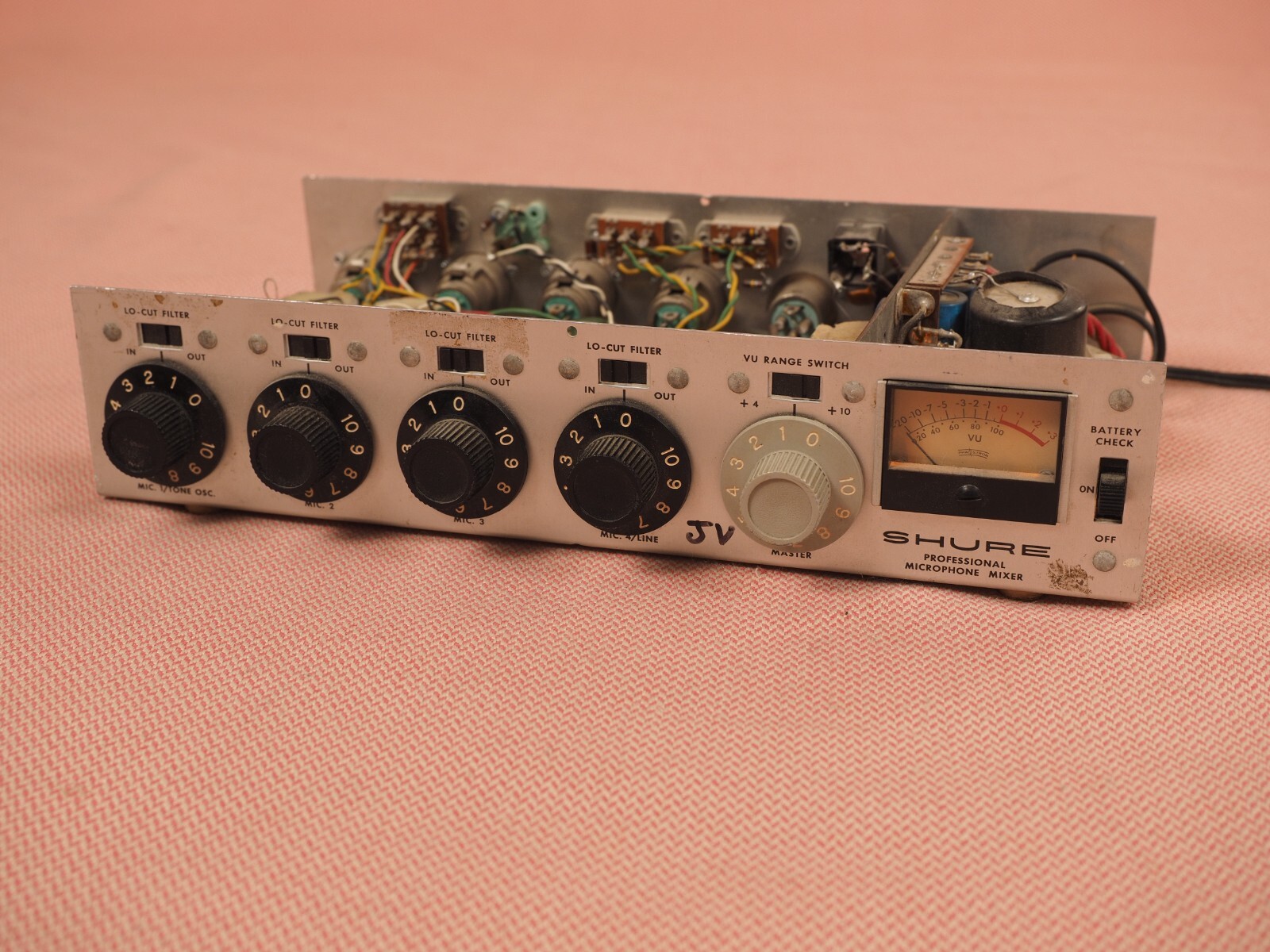 【ヴィンテージ】Shure M68 マイクミキサー 1960年代　ジャンク扱い Shure M68, 4 Channel Microphone Mixer, Vintage Unit | eBay