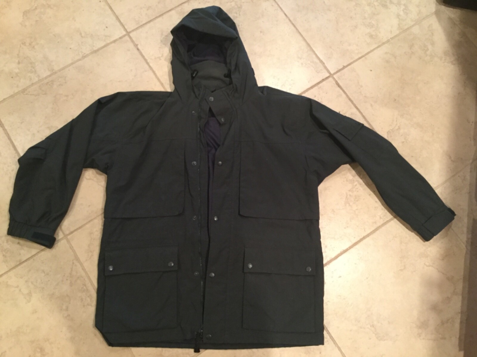 Vtg The Woolrich men's Coat Jacket Size Large L 15235 Dark