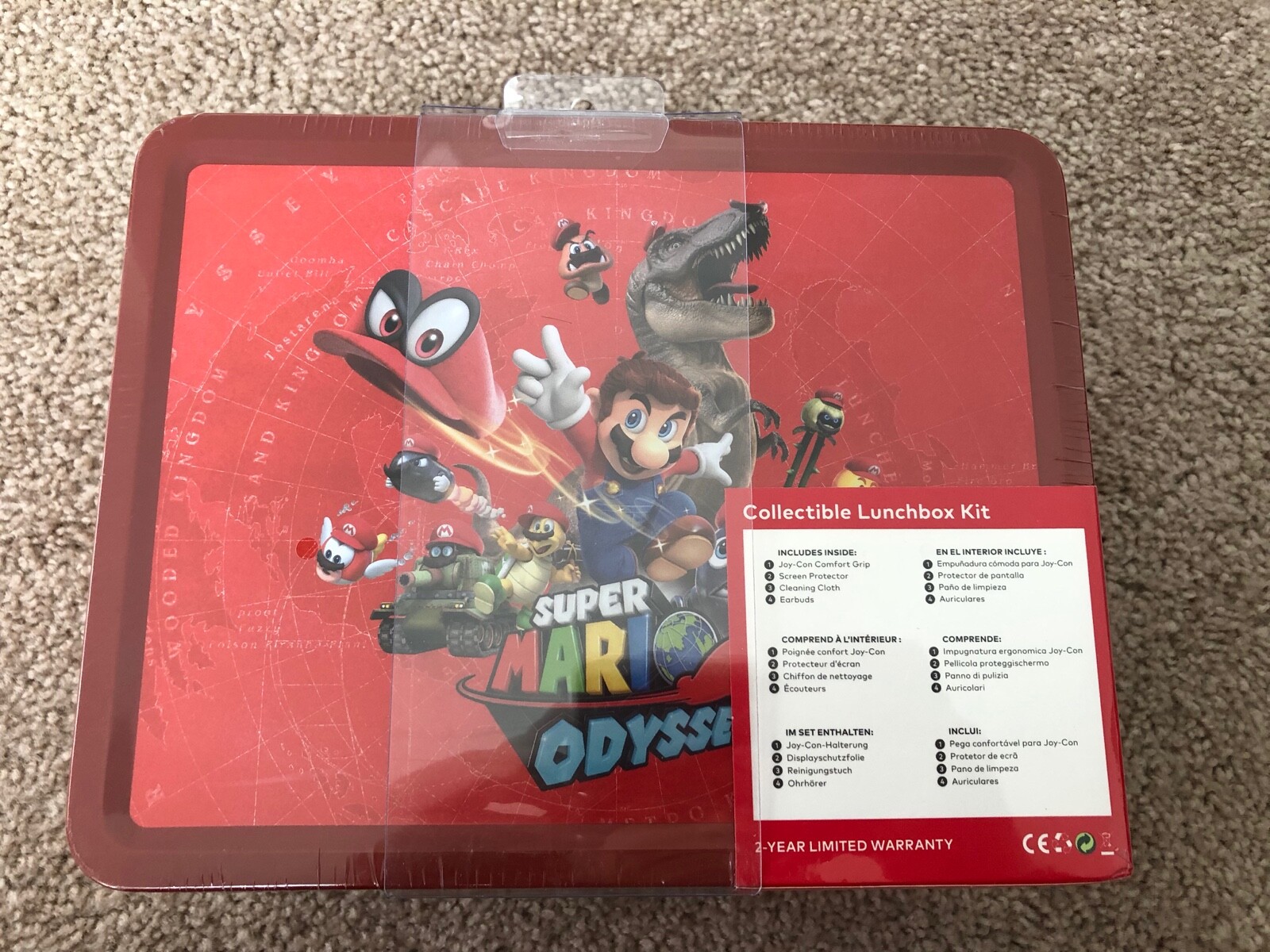Super Mario Odyssey Collectible Lunchbox Kit Nintendo Switch Power A