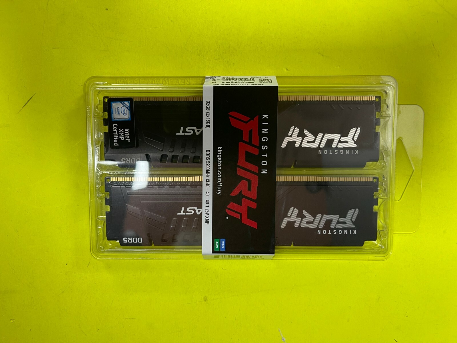 KINGSTON FURY BEAST DDR5 メモリー 32GBX2 Kingston Fury Beast Black RGB 32GB (2x16GB) 6800MT/s DDR5