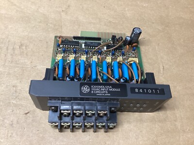 General Electric GE Input 115 VAC 8 Point Module IC610MDL125A - #104F213*CO