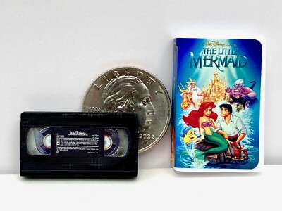 New The Little Mermaid Video VHS Movie Disney Store 3 Zuru Mini Brands
