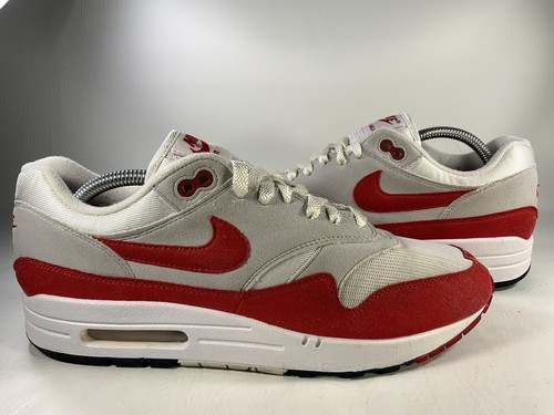 NIKE AirMax1 Anniversary Red 27cm 希少　レア Nike Air Max 1 OG Anniversary 2017 Re-Release Red for Sale