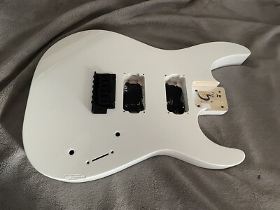 Jackson Dinky Electric Guitar Body White + 2 Point Bridge JS-22