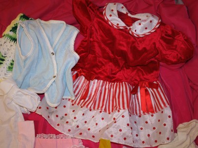 Mixed Doll Clothes Clothing Lot #3, 50+ items