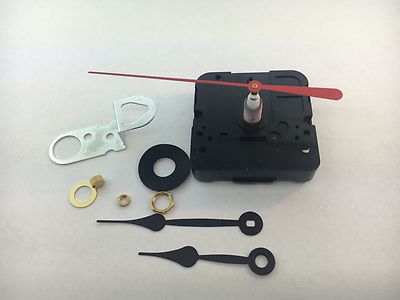 Takane Quartz Battery Clock Movement with Hands 3/4'' Shaft fits 3/8'' Dial USA