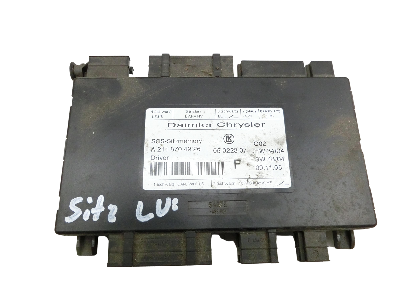 Mercedes W164 ML320 05-09 Steuergerät ECU Modul SCS Sitzmemory Links Vo  - Bild 1