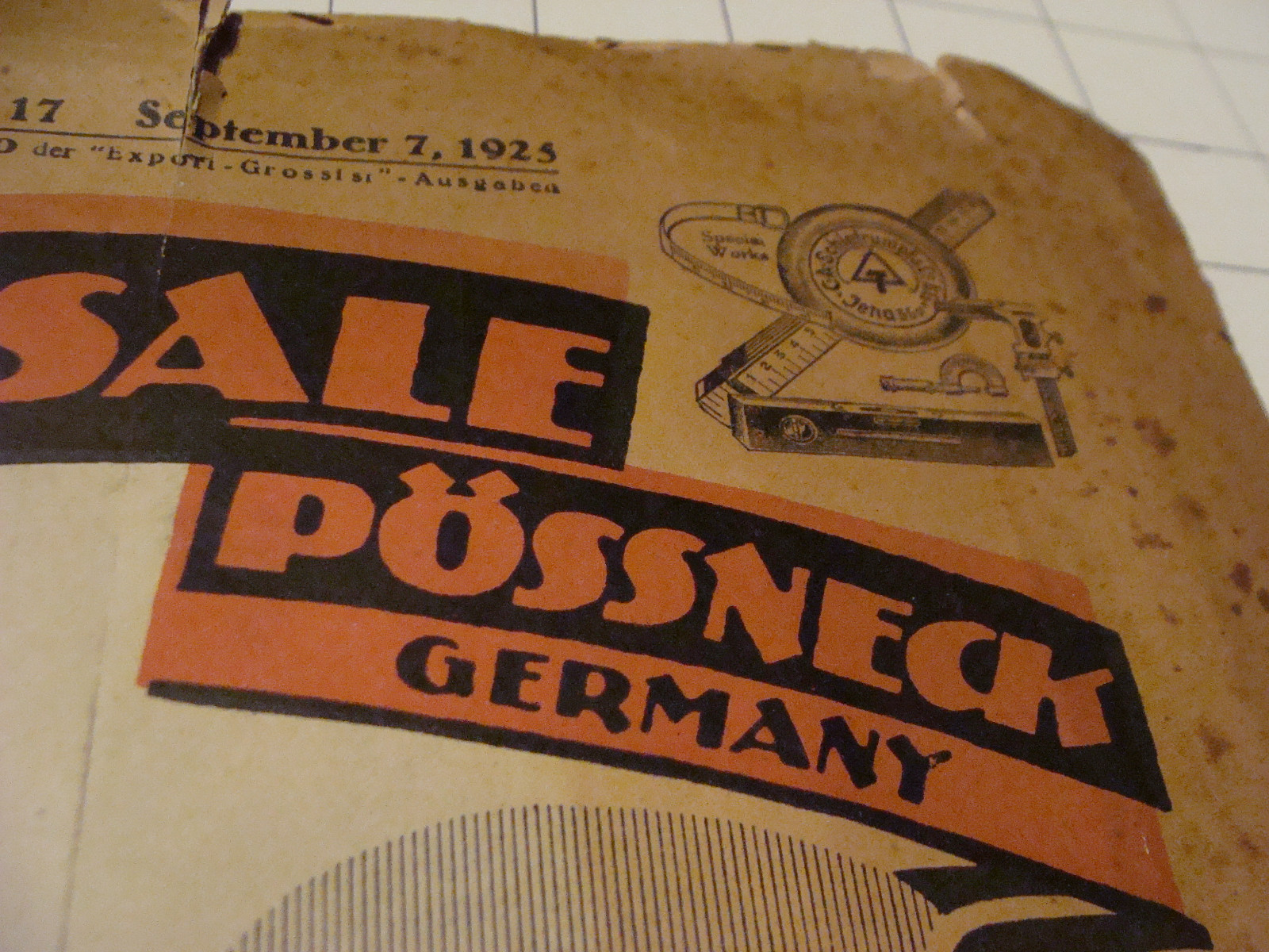 Check it out: Original German DECO Wholesale Catalog POSSNECK, SEPT 7-1925