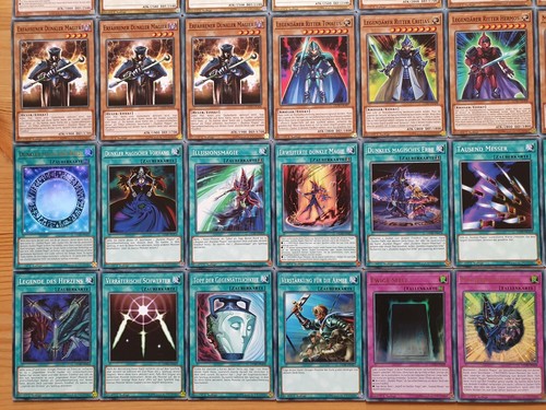 YuGiOh Dunkler Magier Paladin Mädchen Legendäre Drachen Timaeus Soldat Deck 6