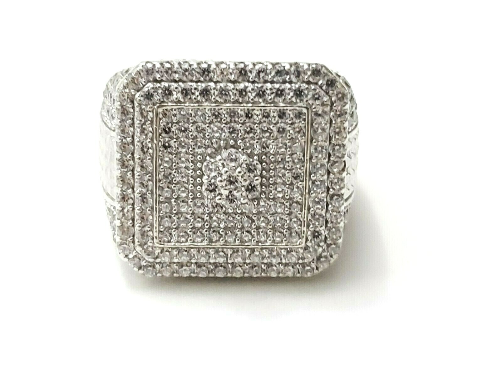 BS 925 Sterling Silver Signet CZ Ring Sz 9.5 | eBay BS 925 Sterling Silver Signet CZ Ring Sz 9.5 | eBay