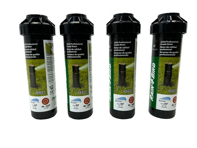 Rain Bird 32SA 4'' Gear-Drive Rotor Sprinkler 40-360 Degree Pattern 4-PACK NEW
