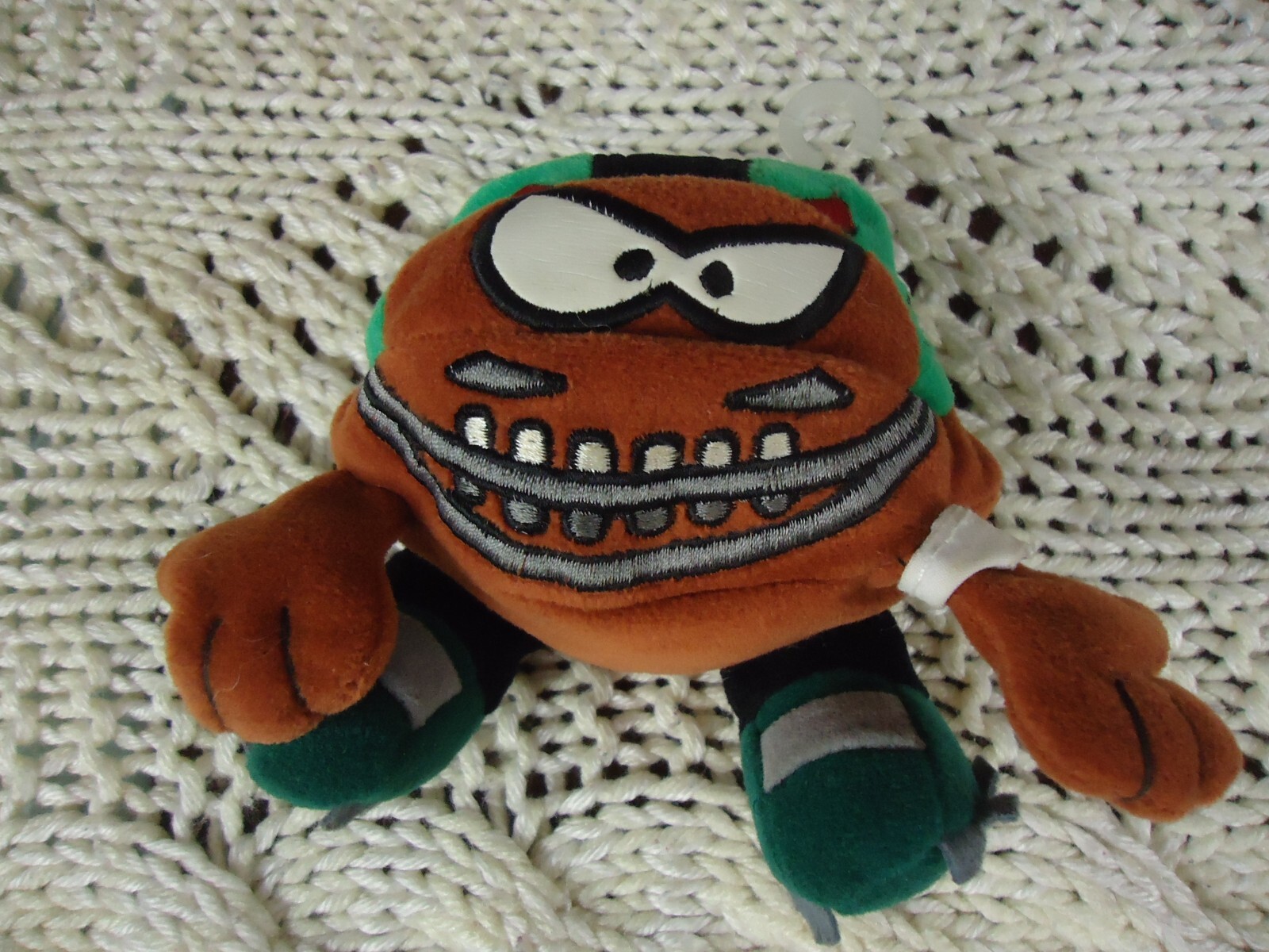 Silly Slammers #45 Pigskin Pete Beanbags With An Attitude Plush VTG With Sound