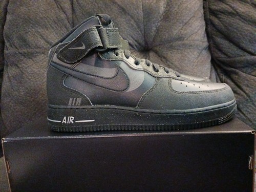 ◆新商品◆NIKE AIR FORCE 1 MID '07 HALLOWEEN◆送料無料◆ Nike Air Force 1 Mid '07 Halloween Midnight Black White Grey