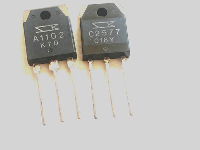 1 PAIR 2SA1102+2SC2577  Transistors New Original SANKEN
