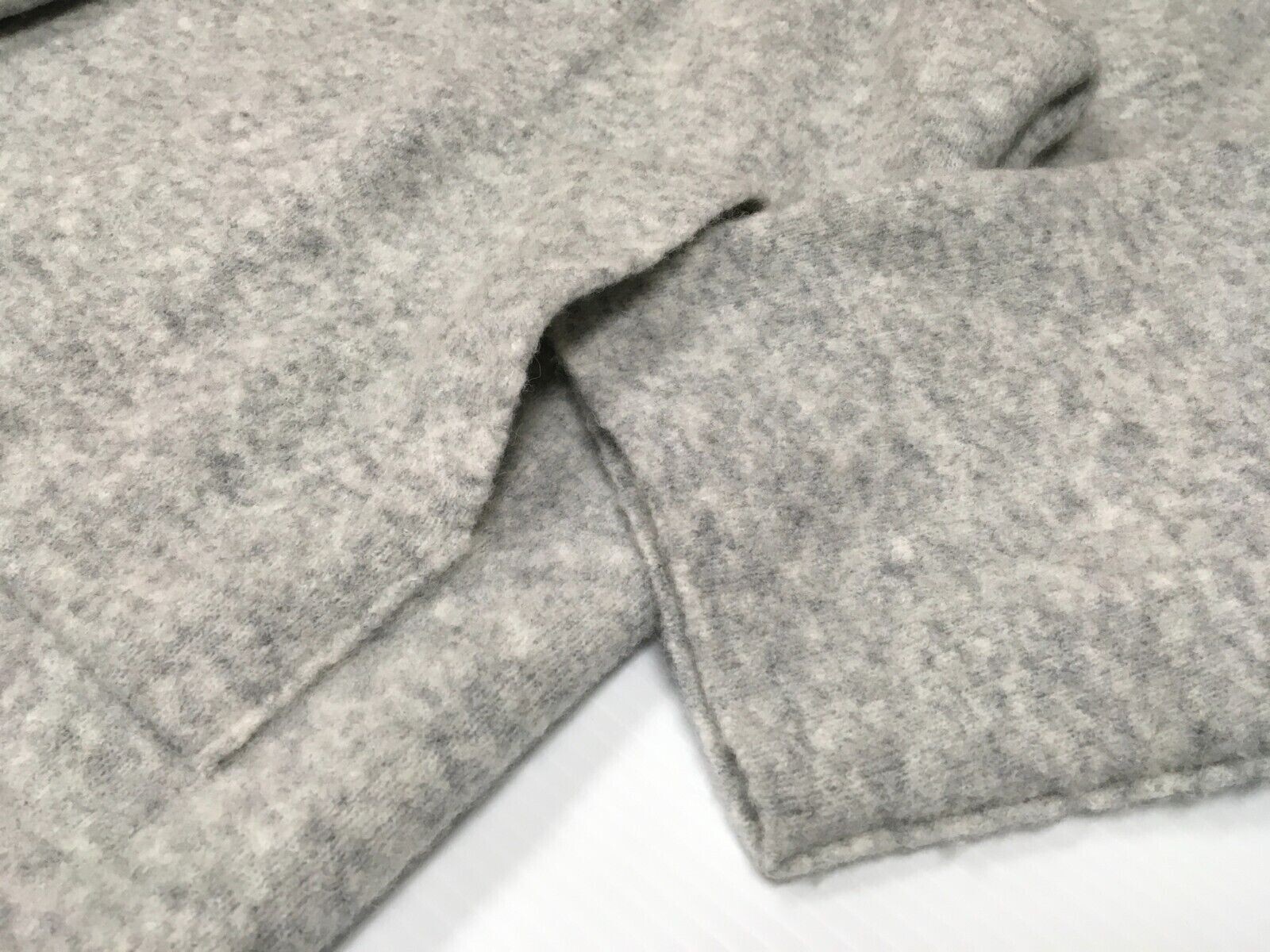 Pre-owned Vince $545  Wool Alpaca Chunky Thick Shawl Knit Sweater Cardigan Oversized Coat In Gray