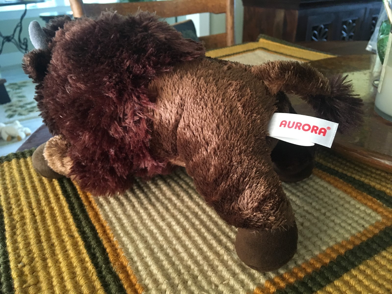 AURORA BUFFALO BISON  PLUSH DOLL FIGURE TOY