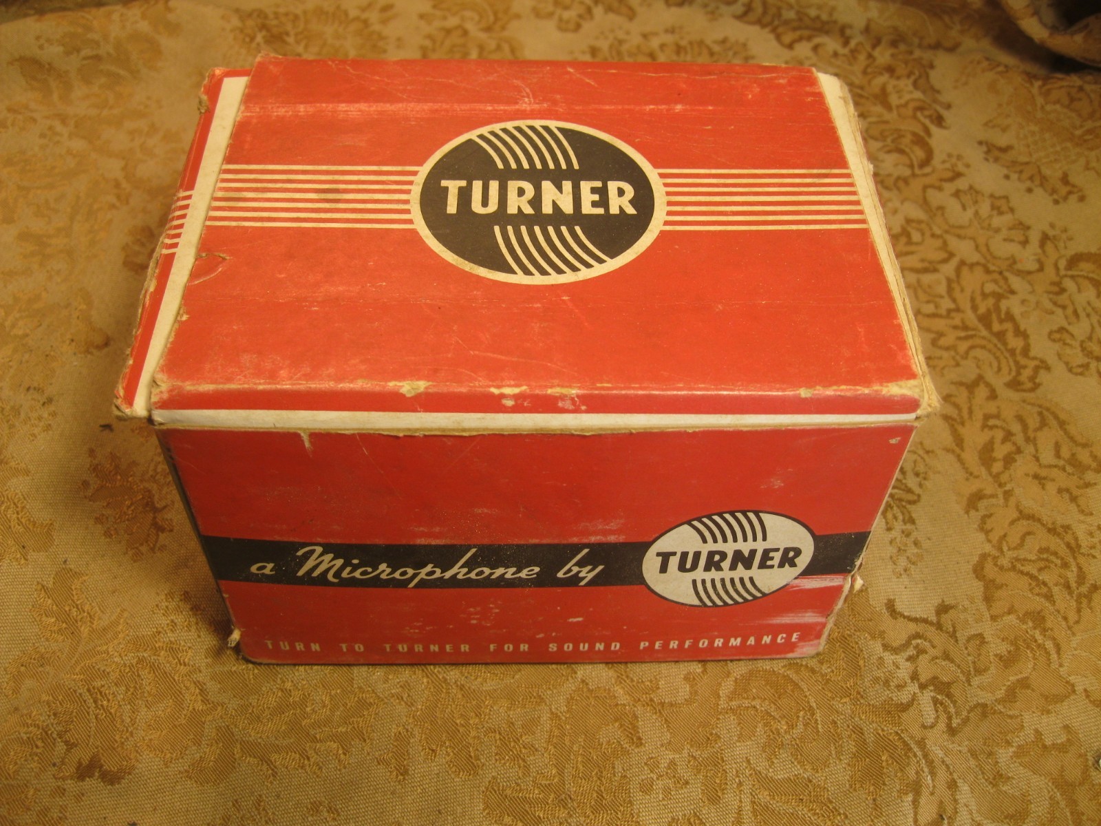 Vintage 1950's Turner P-9D dynamic microphone art deco mid century