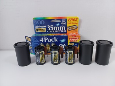 3 Rolls WALGREENS Studio 35mm COLOR PRINT FILM 400 ISO 24 Exposures Each Expired