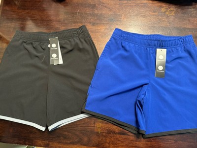 2 Pairs Of Boys Shorts Zelos Brand Size 7 Black And Blue NWT