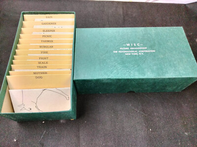 WISC Picture Arrangement Wechsler Intelligence Scale for Children Vintage