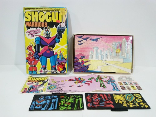 Vintage 1978 Shogun Warriors Colorforms Adventure Set USED (Incomplete) SEE PICS