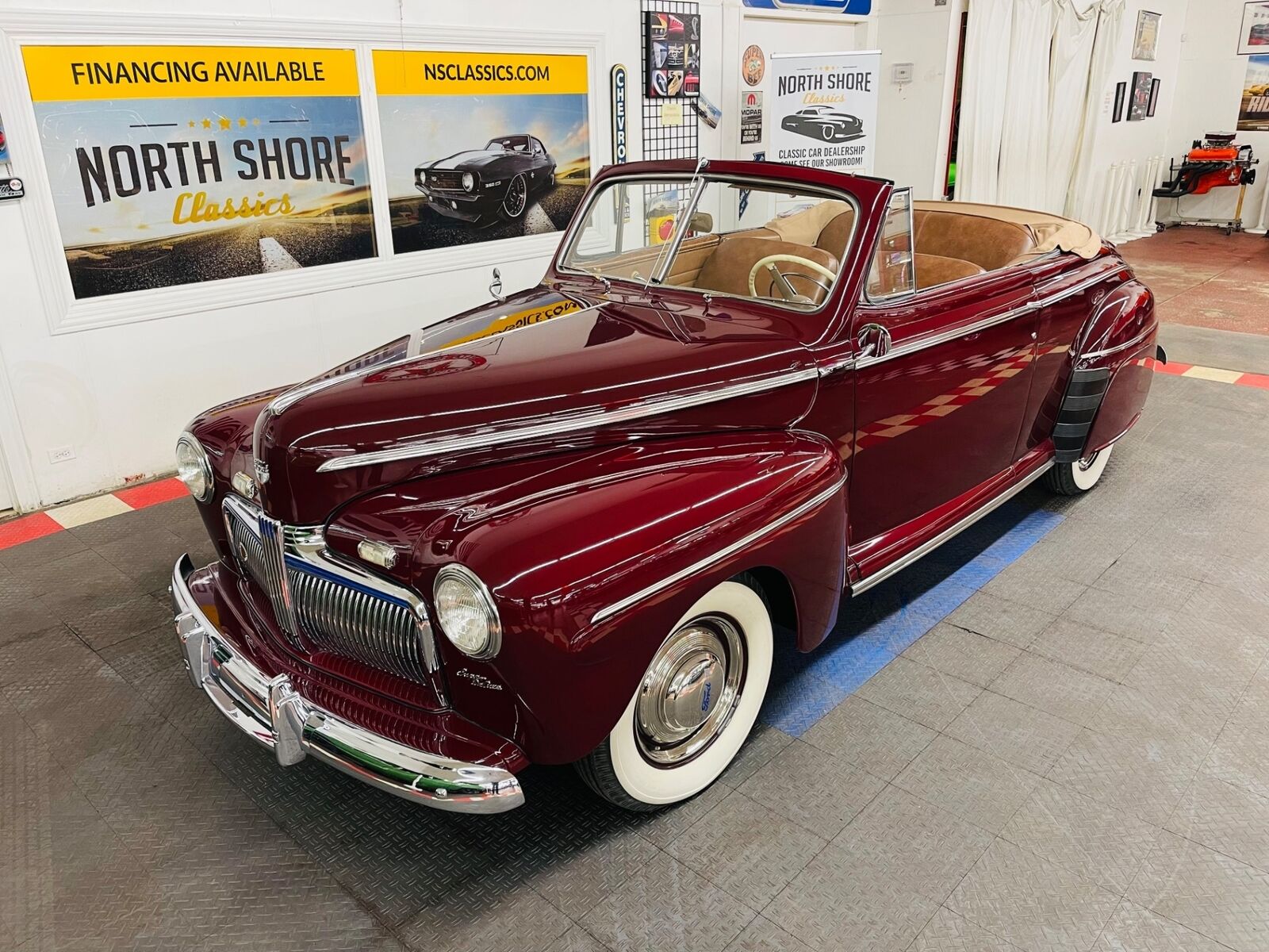 1942 Ford Deluxe, Burgundy/Maroon with 2,223 Miles available now!