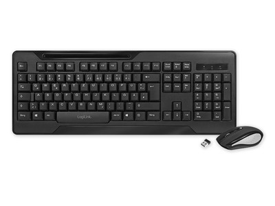 Tastatur- und Mausset LOGILINK ID0194, Funk, 1000 dpi