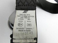 VW Sharan 7M 00-05 Gurt Sicherheitsgurt Rechts Hinten 3te Reihe VW Sharan 7M 00-05 24.08.2001 7M3857816C 7M3857816... Vorschau 6