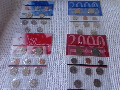 1999-2009 P & D  US MINT 50 STATE QUARTERS UNCIRCULATED COIN SETS(from mint)