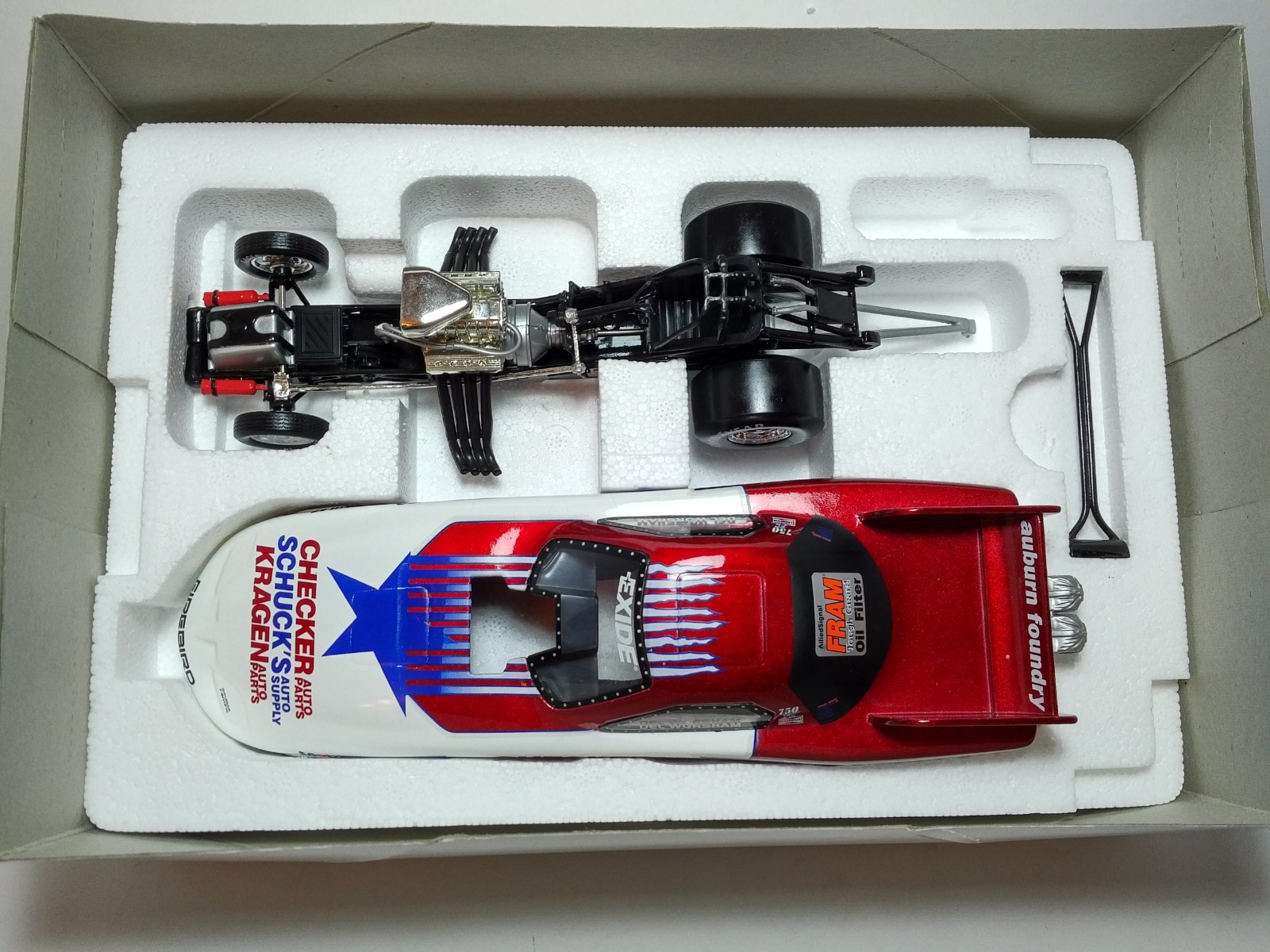 Del Worsham Checker/Schuck's/Kragen 1998 Pontiac Funny Car