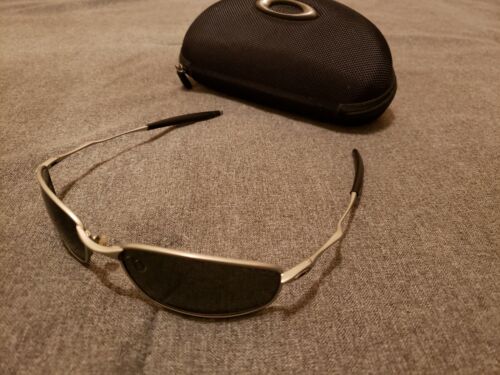 Oakley Whisker Silver Frames w/ Dark Gray Lenses Very Rare Oakley Whisker Silver Frames w/ Dark Gray Lenses Very Rare