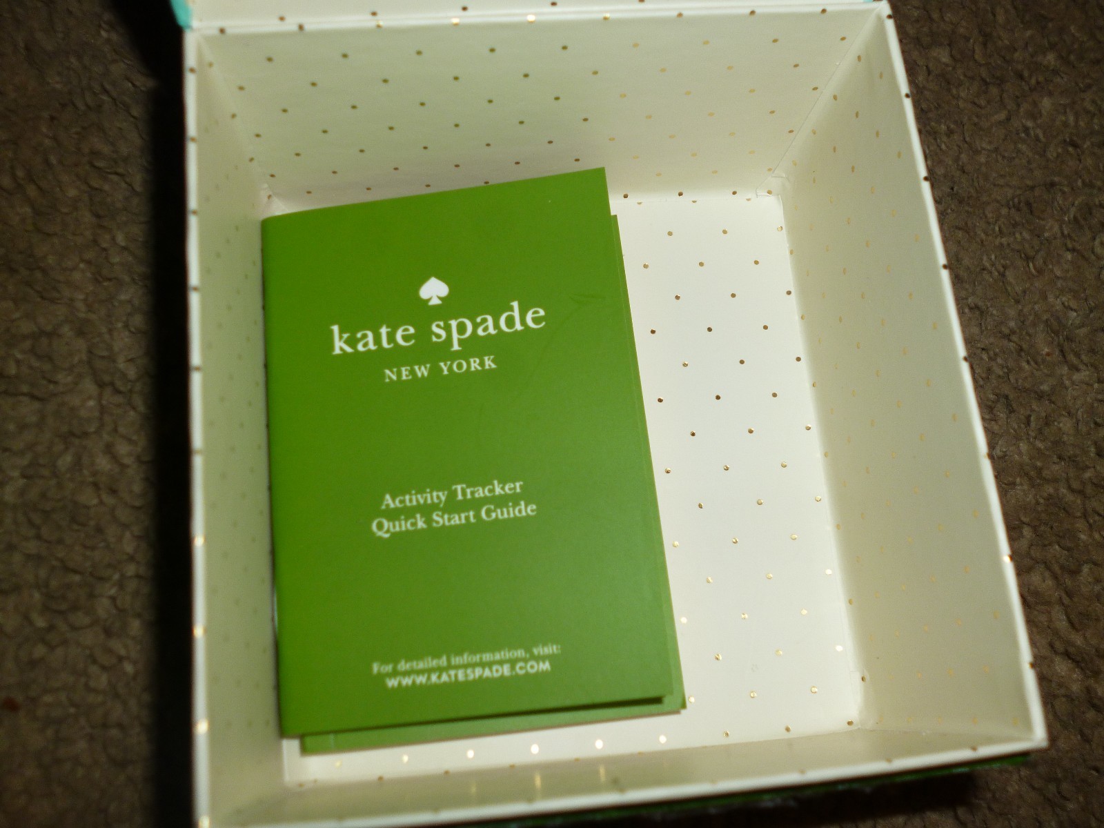 IN BOX KATE SPADE PINK Scallop Activity Tracker Bracelet